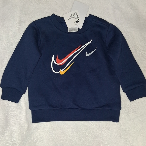 New Nike Sweatsuit Outfit Set Sweatshirt Cargo Joggers Sweat Pants - Picture 2 of 5